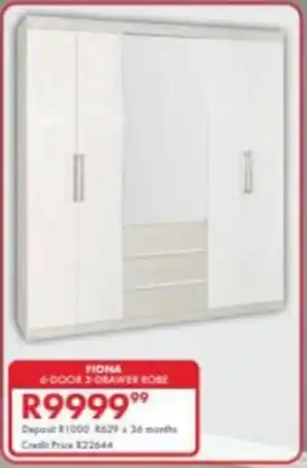 Beares Fiona 6 door 3-drawer robe offer