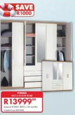 Beares Vienna 6 door robe offer