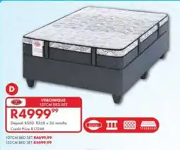 Beares Veronique 137cm bed set offer