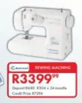 Beares Empisal sewing machine offer