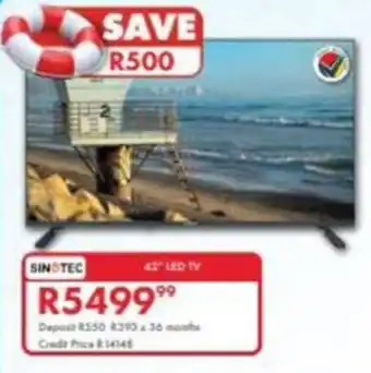 Beares SINOTEC 43" LED TV offer