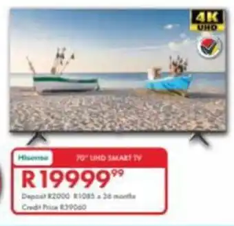 Beares Hisense 70" UHD Smart TV offer