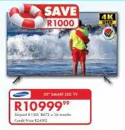 Beares Samsung 50" Smart LED TV offer