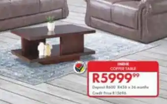 Beares Indie coffee table offer