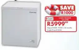 Beares Russell Hobbs chest freezer offer