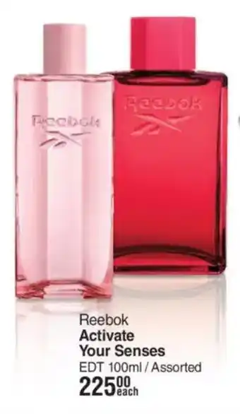 Dis-Chem Reebok Activate Your Senses offer