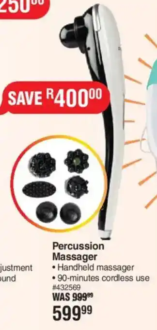 Dis-Chem Percussion Massager offer