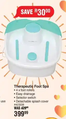 Dis-Chem Therapeutic Foot Spa offer