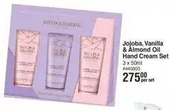 Dis-Chem Jojoba, Vanilla & Almond Oil Hand Cream Set offer