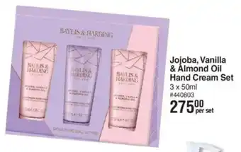 Dis-Chem Jojoba, Vanilla & Almond Oil Hand Cream Set offer