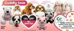 Dis-Chem Plush Toys offer