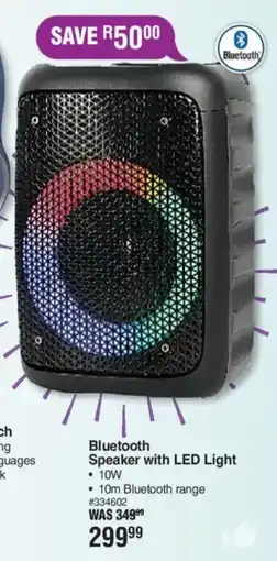 Dis-Chem Polaroid Bluetooth Speaker with LED Light offer