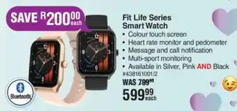 Dis-Chem Volkano Fit Life Series Smart Watch offer