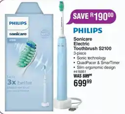 Dis-Chem PHILIPS Sonicare Electric Toothbrush S2100 offer