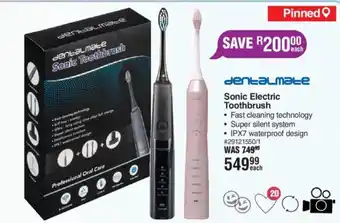 Dis-Chem Sonic Electric Toothbrush offer