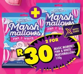 Shoprite Magic moments pink & white marshmallows offer