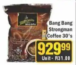 J&E Cash and Carry Bang Bang Strongman Coffee offer