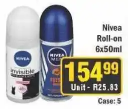 J&E Cash and Carry Nivea Roll-on offer