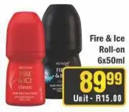 J&E Cash and Carry Fire & Ice Roll-on offer