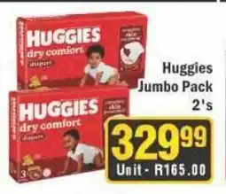 J&E Cash and Carry Huggies Jumbo Pack offer