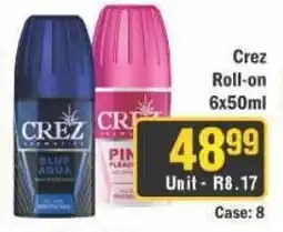 J&E Cash and Carry Crez Roll-on offer