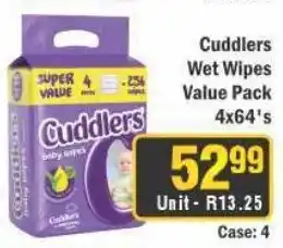 J&E Cash and Carry Cuddlers Wet Wipes Value Pack offer