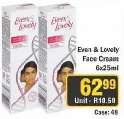 J&E Cash and Carry Even & Lovely Face Cream offer