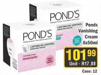 J&E Cash and Carry Ponds Vanishing Cream offer