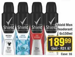 J&E Cash and Carry Shield Men Deodorant offer