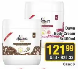 J&E Cash and Carry Dawn Body Cream offer