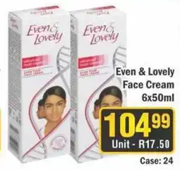 J&E Cash and Carry Even & Lovely Face Cream offer