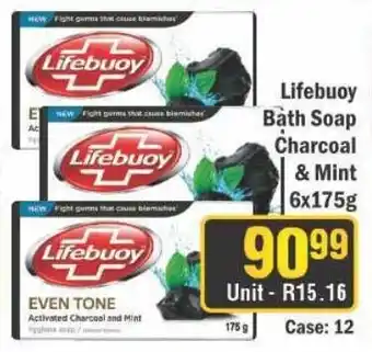 J&E Cash and Carry Lifebuoy Bath Soap Charcoal & Mint offer