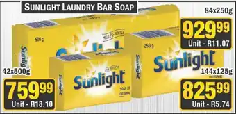 J&E Cash and Carry Sunlight laundry bar soap offer