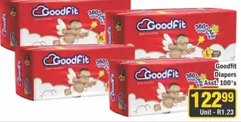 J&E Cash and Carry Goodfit Diapers Asst. offer