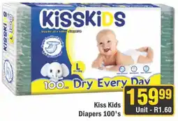 J&E Cash and Carry Kiss Kids Diapers offer