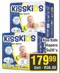 J&E Cash and Carry Kiss Kids Diapers offer