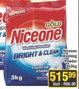 J&E Cash and Carry Niceone Washing Powder offer