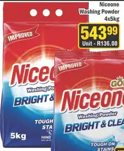 J&E Cash and Carry Niceone Washing Powder offer