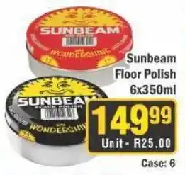 J&E Cash and Carry Sunbeam Floor Polish offer