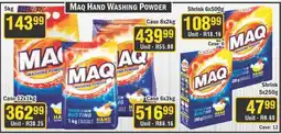 J&E Cash and Carry Maq hand washing powder offer