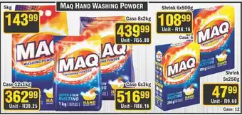 J&E Cash and Carry Maq hand washing powder offer