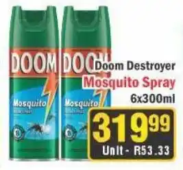 J&E Cash and Carry Doom Destroyer Mosquito Spray offer