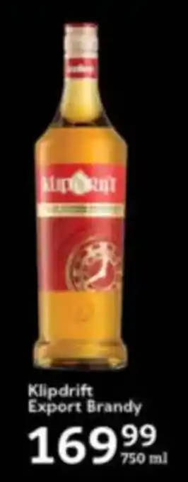 Oxford Freshmarket Klipdrift Export Brandy offer