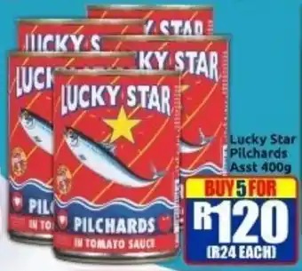 Three Star Cash and Carry Lucky Star Pilchards Asst offer