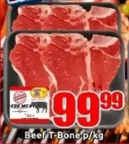 Three Star Cash and Carry Beef T-Bone offer