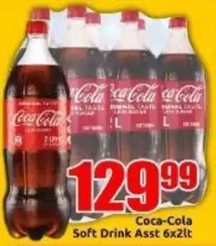 Three Star Cash and Carry Coca-Cola Soft Drink Asst offer