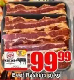 Three Star Cash and Carry Beef Rashers offer