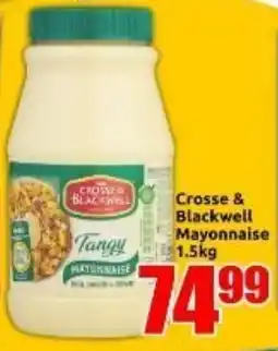 Three Star Cash and Carry Crosse & Blackwell Mayonnaise offer