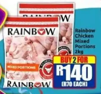 Three Star Cash and Carry Rainbow Chicken Mixed Portions offer