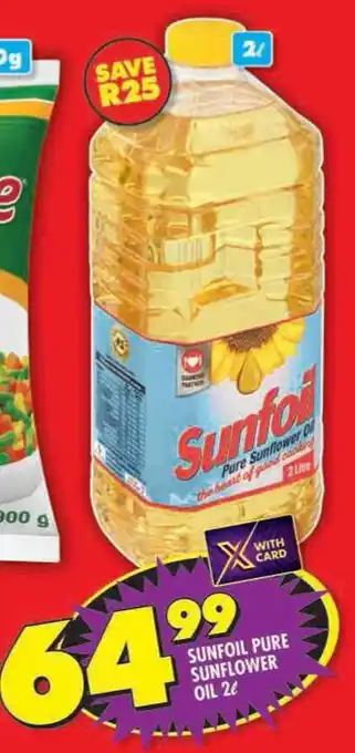 Shoprite Sunfoil pure sunflower oil offer